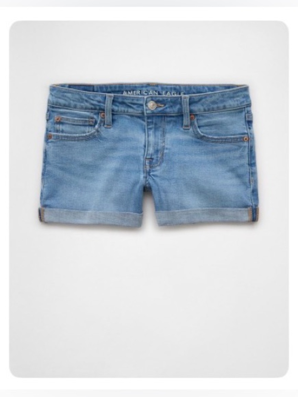 NWT AE Next Level Stretch Super Low Rise Shortie